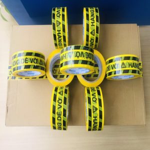 Băng dính logo hàng dễ vỡ lõi giấy 5mm ảnh 2