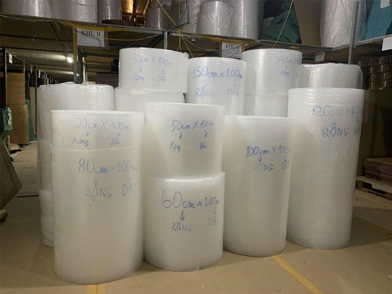 Bảo vệ hàng hóa tuyệt đối với xốp nổ căng tròn