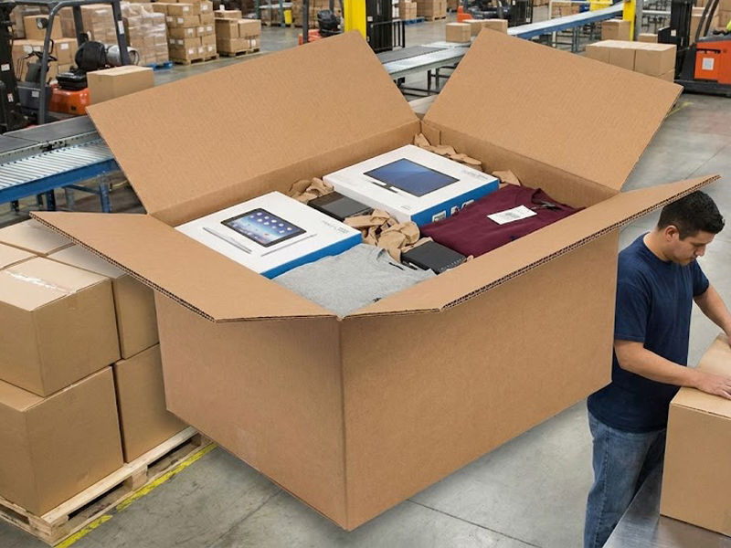 Các ứng dụng phổ biến của thùng carton nắp đối 5 lớp