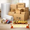 Combo thùng carton chuyển nhà - Băng dính - Xốp nổ