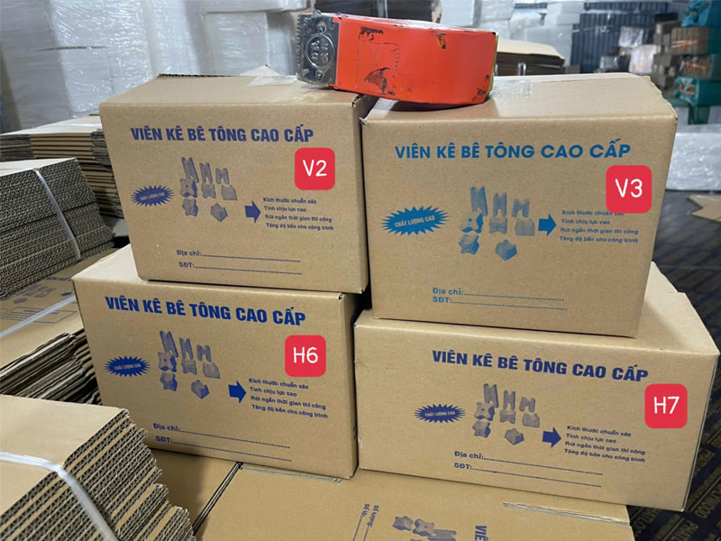 Linh hoạt kỹ thuật gia công hộp đựng con kê bê tông