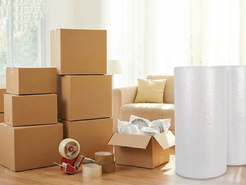 Lợi ích khi sử dụng combo thùng carton chuyển nhà băng dính xốp nổ