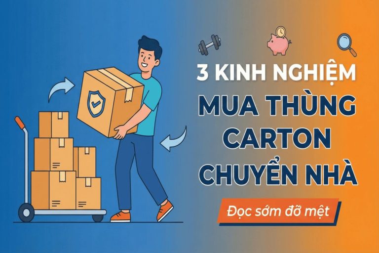 Chia sẻ kinh nghiệm mua thùng carton chuyển nhà
