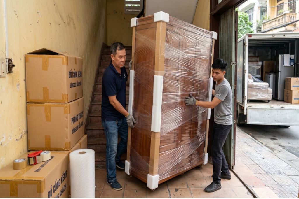 Kinh nghiệm vận chuyển đồ cồng kềnh khi chuyển nhà