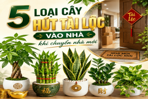 5 loại cây hút tài lộc vào nhà khi chuyển nhà mới