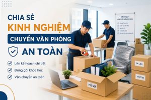 Chia sẻ kinh nghiệm chuyển văn phòng an toàn