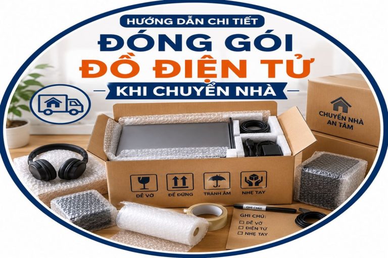 Hướng dẫn chi tiết đóng gói đồ điện tử khi chuyển nhà
