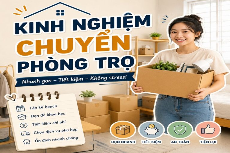 Kinh nghiệm chuyển phòng trọ