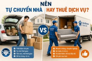 Nên tự chuyển nhà hay thuê dịch vụ?