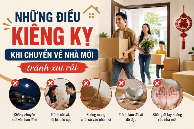 Những điều kiêng kỵ khi chuyển về nhà mới tránh xui rủi