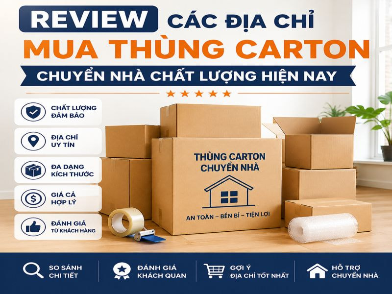 Top địa chỉ mua thùng carton chuyển nhà uy tín hiện nay 8 Review các địa chỉ mua thùng carton chuyển nhà chất lượng hiện nay
