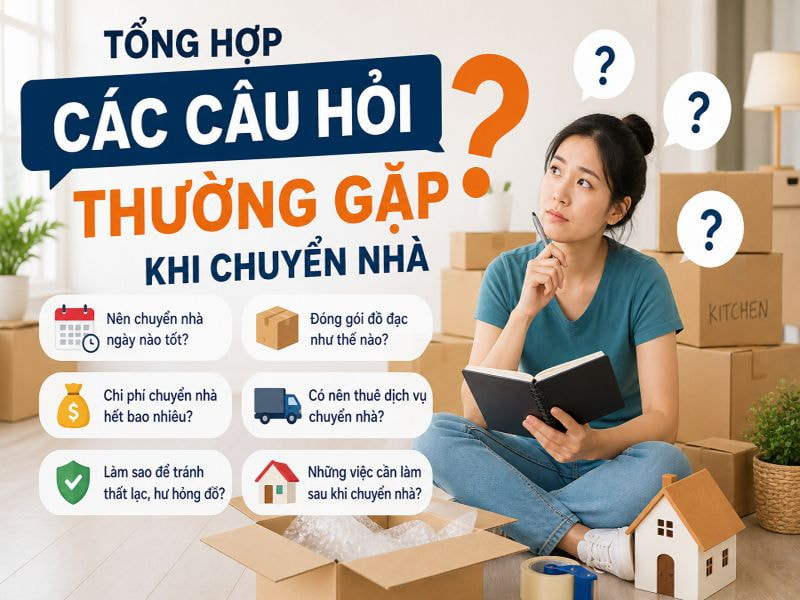 Trọn bộ câu hỏi thường gặp khi chuyển nhà chuẩn kèm giải đáp 8 Tổng hợp các câu hỏi thường gặp khi chuyển nhà