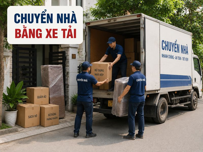 Chuyển nhà bằng xe tải