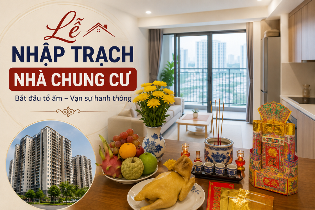 Lễ nhập trạch nhà chung cư: Ý nghĩa, thủ tục và điều cần biết 9 Lễ nhập trạch nhà chung cư