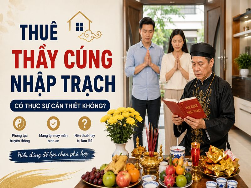Những điều gia chủ cần biết khi thuê thầy cúng nhập trạch? 8 Thuê thầy cúng nhập trạch có thực sự cần thiết không?