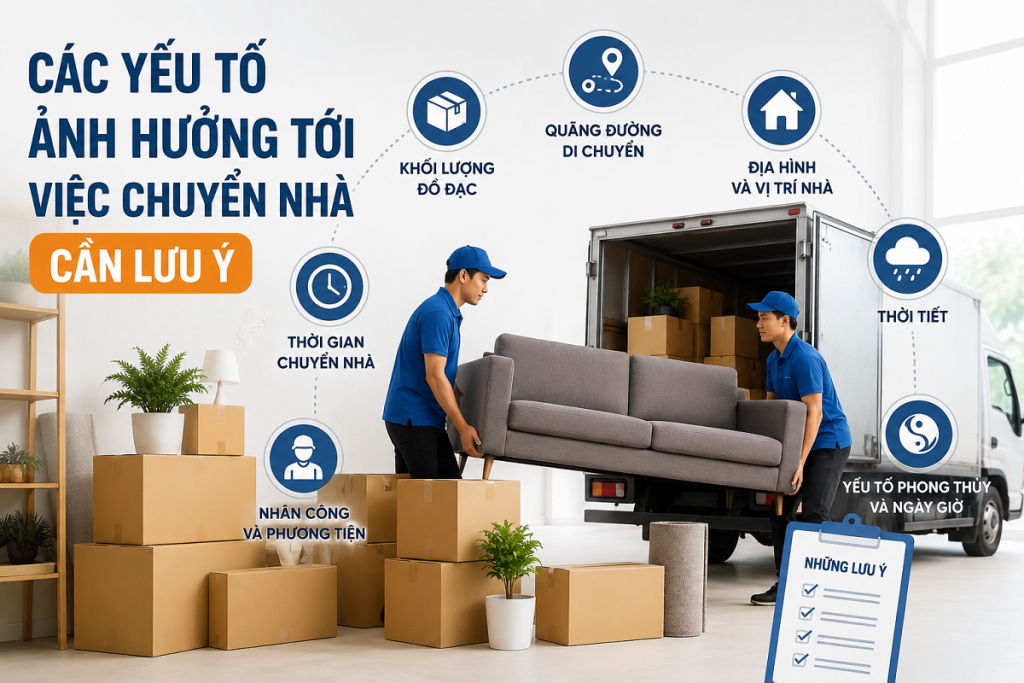 Các yếu tố ảnh hưởng tới việc chuyển nhà cần lưu ý 1 Các yếu tố ảnh hưởng tới việc chuyển nhà cần lưu ý