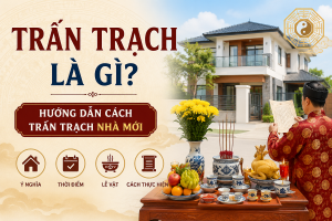 Trấn trạch là gì? Hướng dẫn cách trấn trạch nhà mới