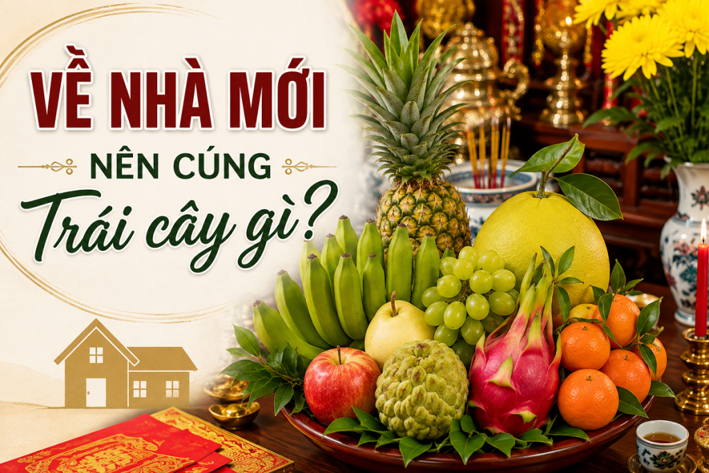 Về nhà mới nên cúng trái cây gì