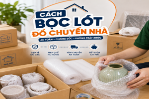 Cách bọc lót đồ chuyển nhà