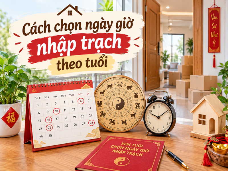 Nhập trạch chuyển nhà có cần xem tuổi không? Những điều cần biết 9 Cách chọn ngày giờ nhập trạch theo tuổi