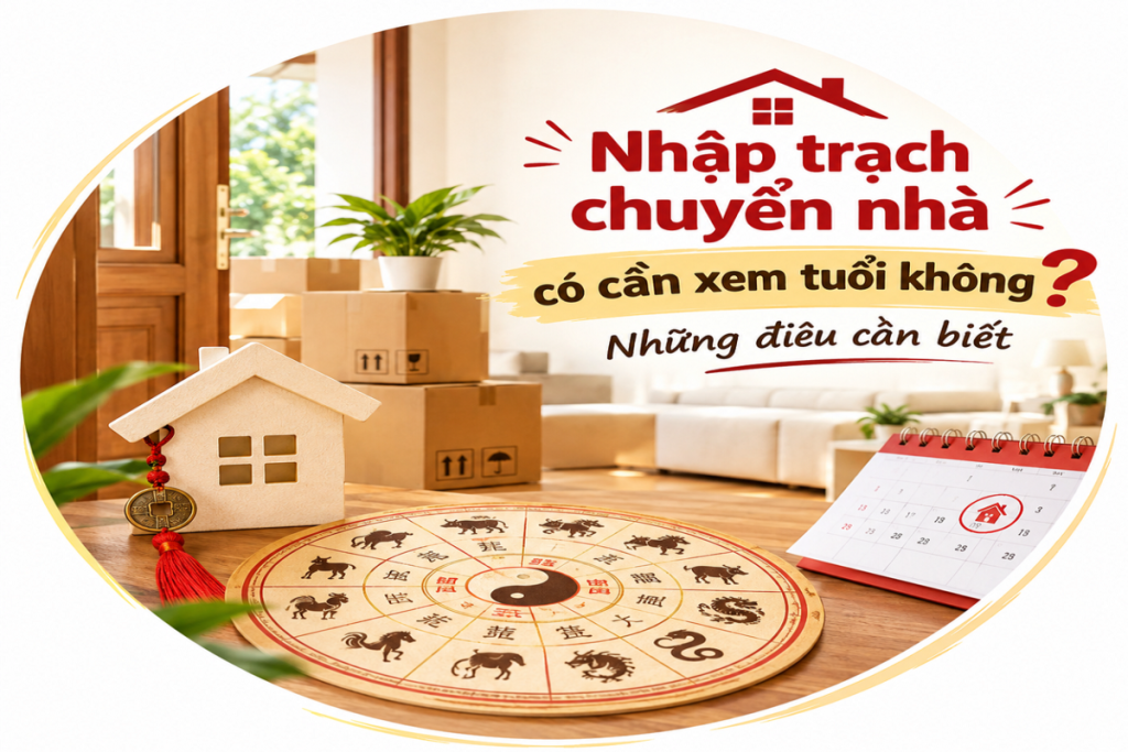 Nhập trạch chuyển nhà có cần xem tuổi không? Những điều cần biết 1 Nhập trạch chuyển nhà có cần xem tuổi không Những điều cần biết